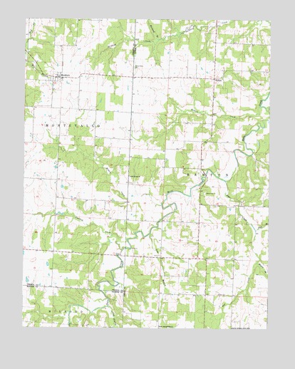 Montevallo, MO USGS Topographic Map