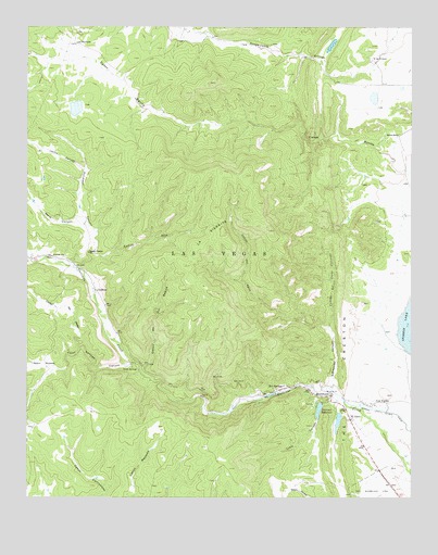 Montezuma, NM USGS Topographic Map