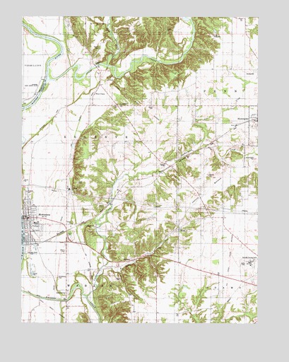 Montezuma, IN USGS Topographic Map