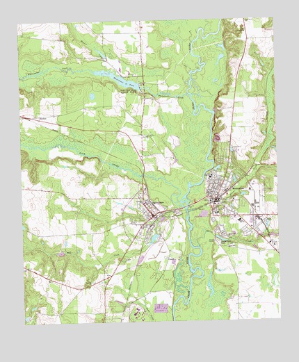 Montezuma, GA USGS Topographic Map