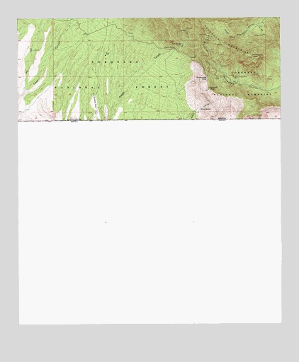 Montezuma Pass, AZ USGS Topographic Map