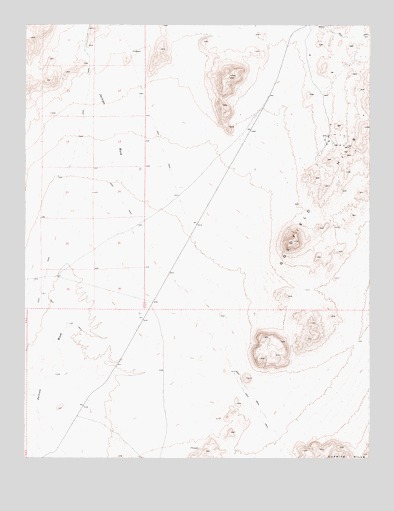 Montezuma Peak SE, NV USGS Topographic Map