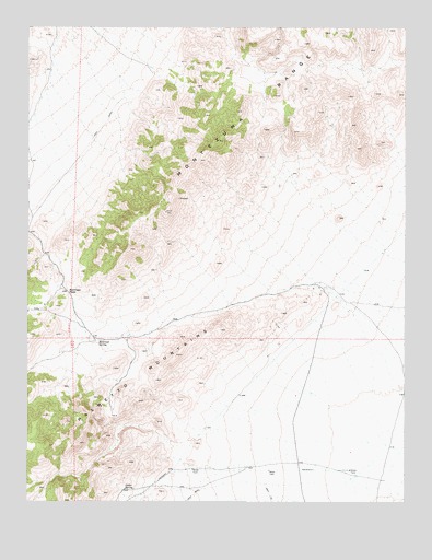 Montezuma Peak SW, NV USGS Topographic Map