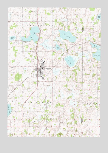 Montgomery, MN USGS Topographic Map