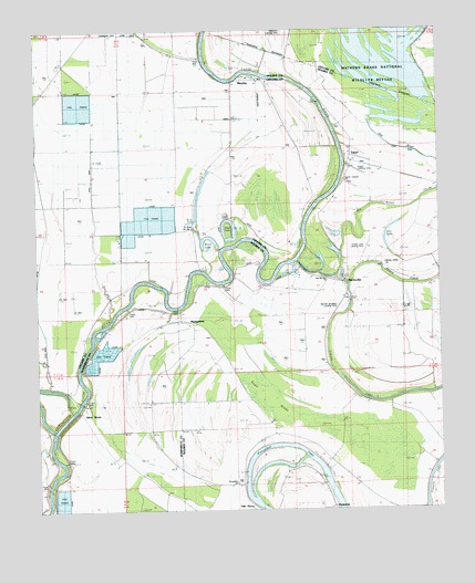 Montgomery, MS USGS Topographic Map