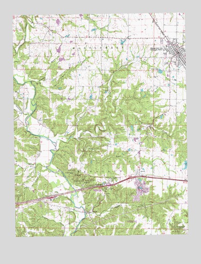 Montgomery City, MO USGS Topographic Map