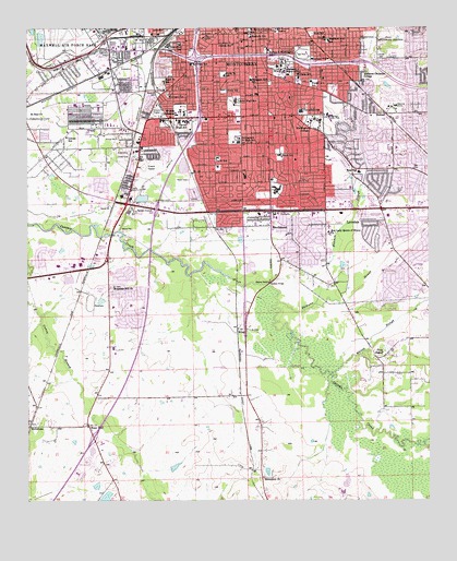 Montgomery South, AL USGS Topographic Map
