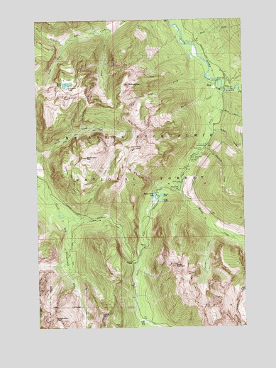 Bedal, WA USGS Topographic Map