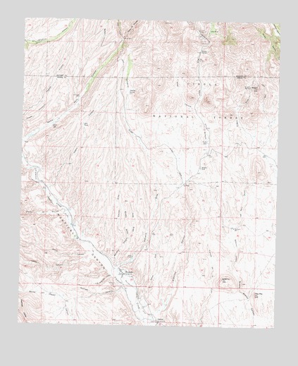 Monticello, NM USGS Topographic Map