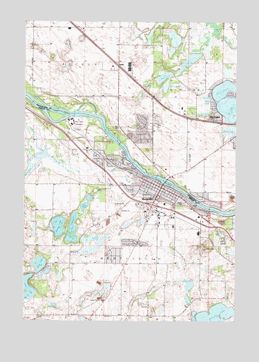 Monticello, MN USGS Topographic Map