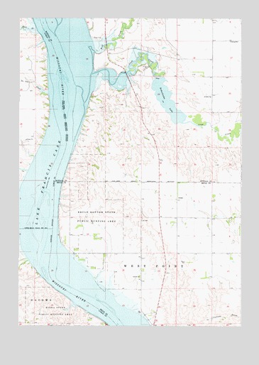 Bedashosha Lake, SD USGS Topographic Map