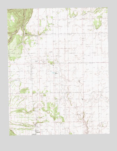 Monticello North, UT USGS Topographic Map