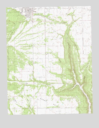 Monticello South, UT USGS Topographic Map