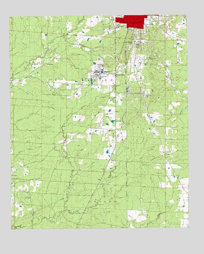 Monticello South, AR USGS Topographic Map