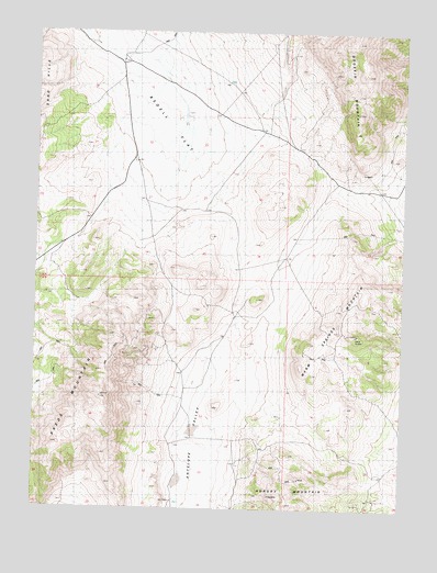 Bedell Flat, NV USGS Topographic Map