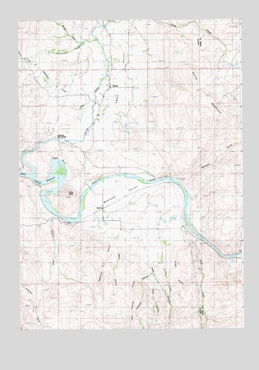 Montour, ID USGS Topographic Map