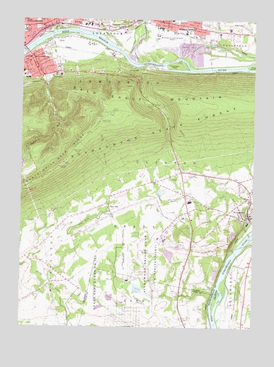 Montoursville South, PA USGS Topographic Map