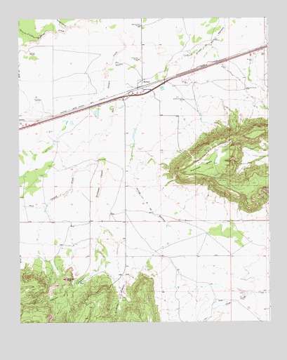 Montoya, NM USGS Topographic Map