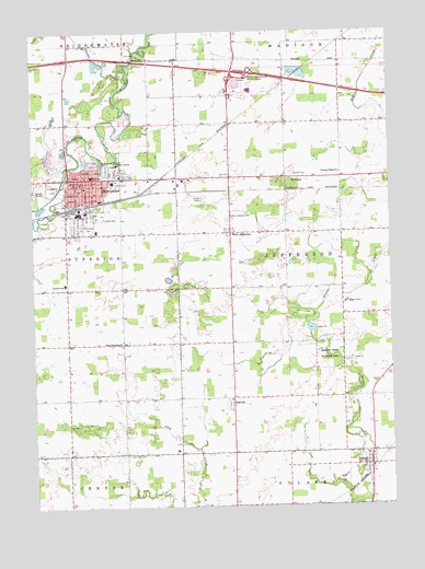 Montpelier, OH USGS Topographic Map