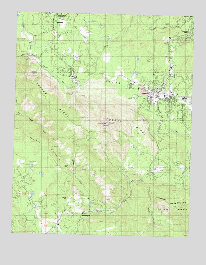 Ahwahnee, CA USGS Topographic Map