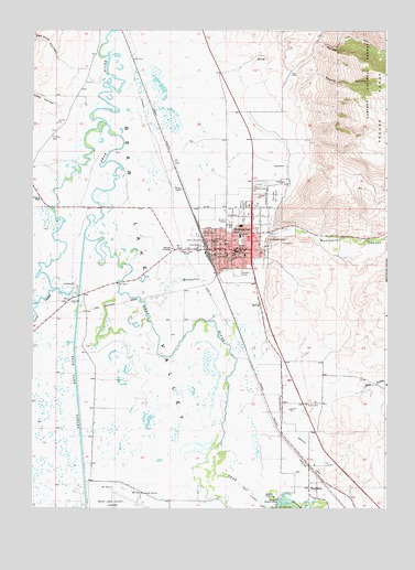 Montpelier, ID USGS Topographic Map