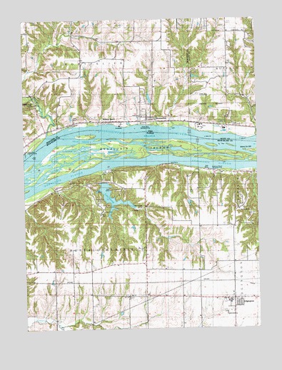 Montpelier, IA USGS Topographic Map