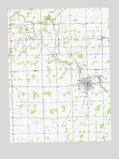 Montpelier, IN USGS Topographic Map