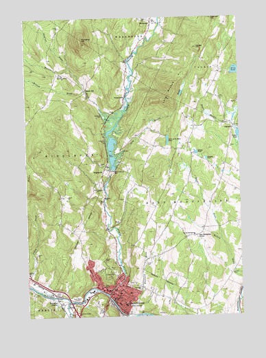 Montpelier, VT USGS Topographic Map