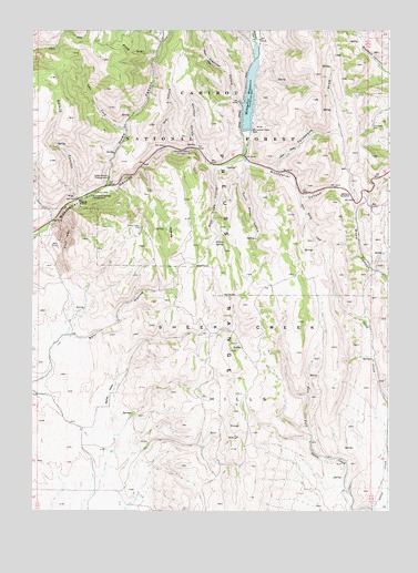 Montpelier Canyon, ID USGS Topographic Map