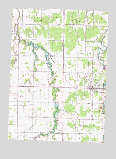Montrose, MI USGS Topographic Map