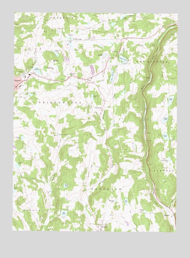 Montrose East, PA USGS Topographic Map