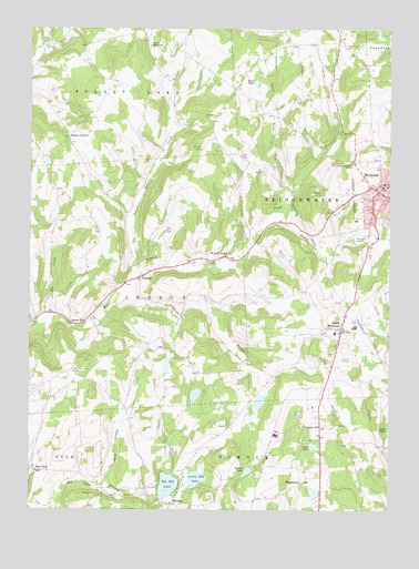 Montrose West, PA USGS Topographic Map