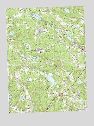 Palmertown, CT USGS Topographic Map