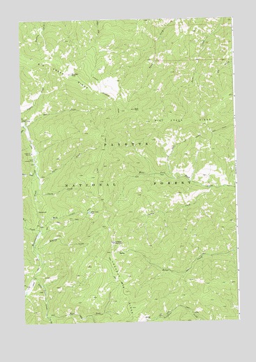Monument, ID USGS Topographic Map