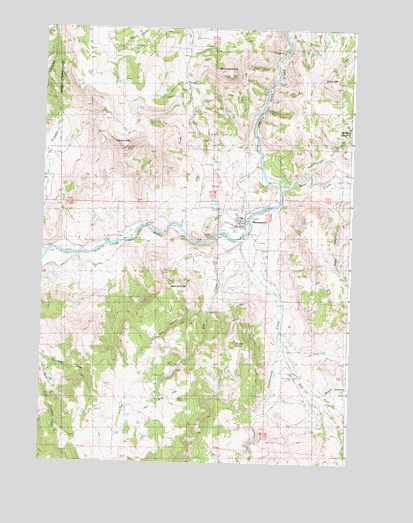 Monument, OR USGS Topographic Map