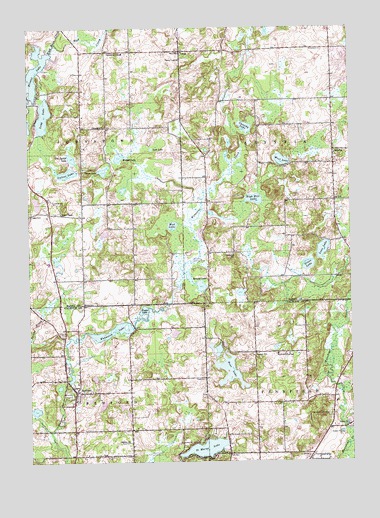 Bedford, MI USGS Topographic Map