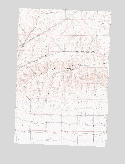 Monument Hill, WA USGS Topographic Map