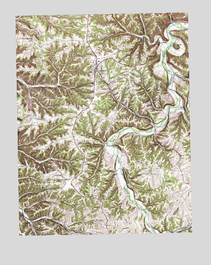 Bedford, KY USGS Topographic Map