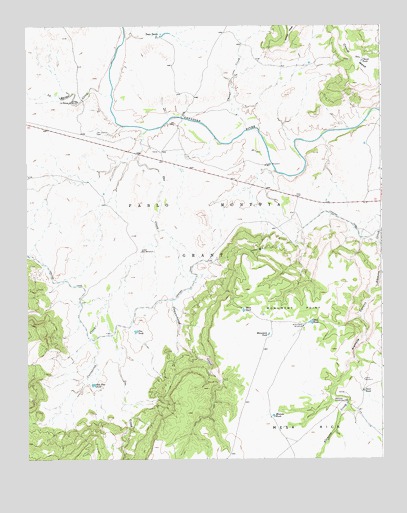 Monument Point, NM USGS Topographic Map