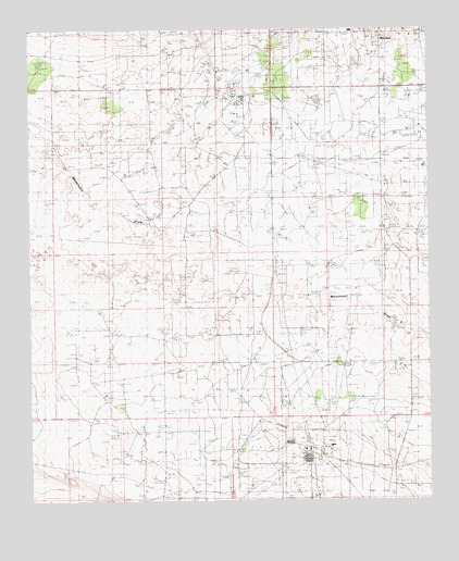 Monument South, NM USGS Topographic Map