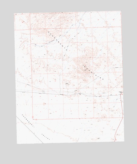 Monumental Pass, CA USGS Topographic Map