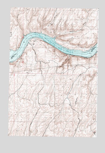 Monumental Rock, WA USGS Topographic Map