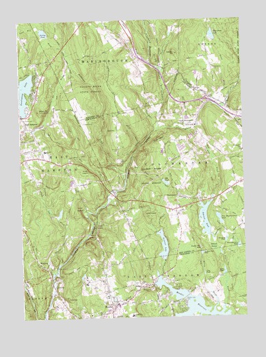 Moodus, CT USGS Topographic Map