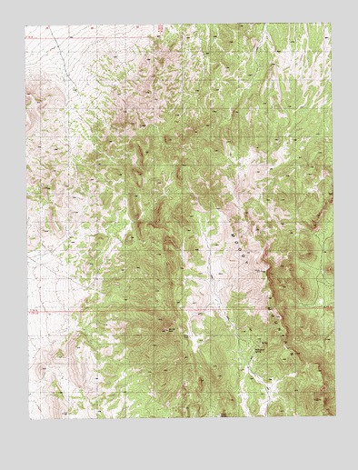 Moody Peak, NV USGS Topographic Map