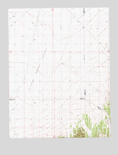 Moody Peak NW, NV USGS Topographic Map