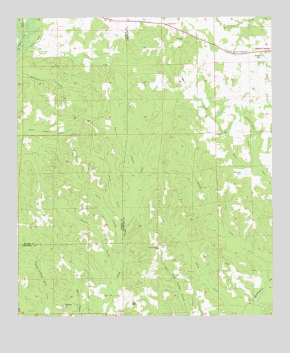 Moodys Crossroads, AL USGS Topographic Map