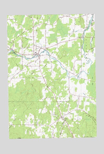 Mooers, NY USGS Topographic Map