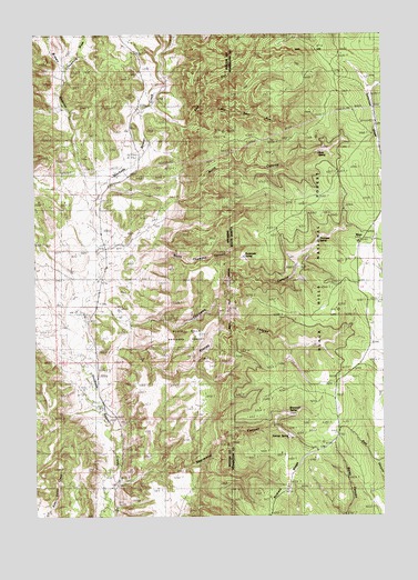 Moon, SD USGS Topographic Map