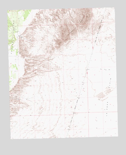 Moon Mountain NE, AZ USGS Topographic Map