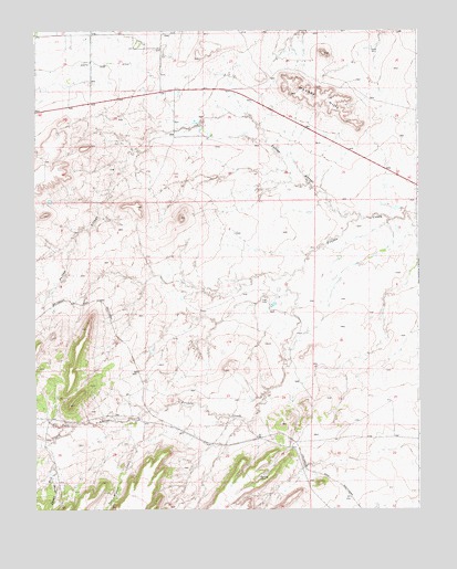 Mooney Hills, CO USGS Topographic Map